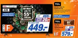 K+B Expert TCL QD-Mini-LED-TV 55MQLLED75K Angebot