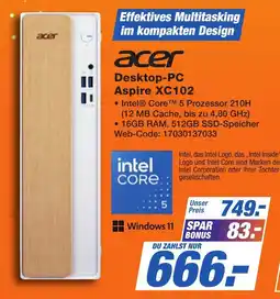 K+B Expert acer Desktop-PC Aspire XC102 Angebot