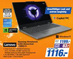 K+B Expert Lenovo Gaming Notebook LOQ Essential 15IRX11 Angebot