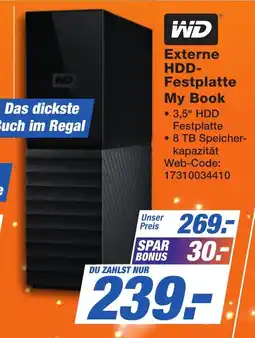 K+B Expert WD Externe HDD-Festplatte My Book Angebot