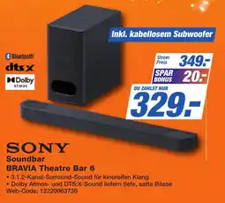 K+B Expert SONY Soundbar BRAVIA Theatre Bar 6 Angebot