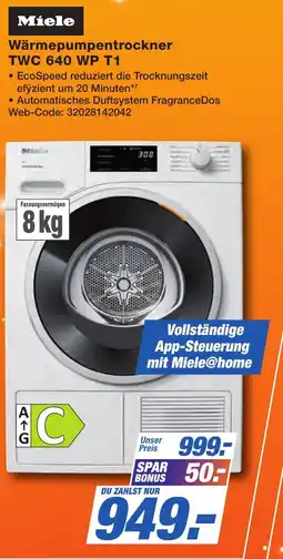 K+B Expert Miele Wärmepumpentrockner TWC 640 WP T1 Angebot