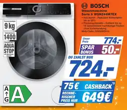 K+B Expert BOSCH Waschmaschine Serie 6 WGN244M7EX Angebot