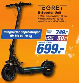 K+B Expert EGRET E-Scooter Unit Angebot