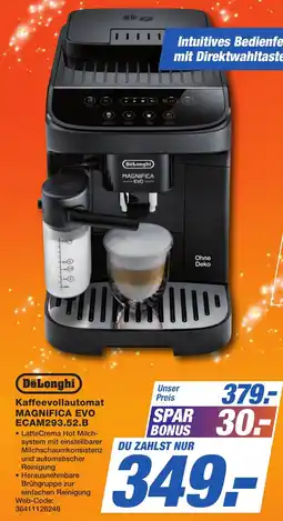K+B Expert DeLonghi Kaffeevollautomat MAGNIFICA EVO Angebot