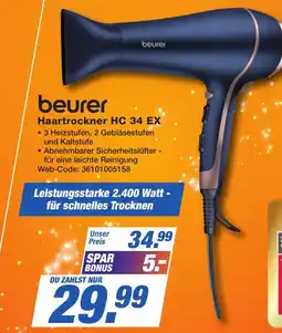 K+B Expert beurer Haartrockner HC 34 EX Angebot