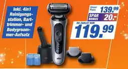 K+B Expert Braun 4in1 Reinigungsstation, Barttrimmer- und Bodygroomer-Aufsatz Angebot