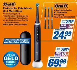 expert Techno Land Oral-B Elektrische Zahnbürste iO 5 Matt Black Angebot