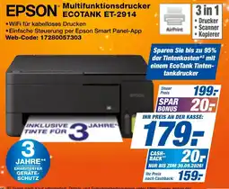 expert Techno Land EPSON Multifunktionsdrucker ECOTANK ET-2914 Angebot