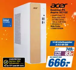 expert Techno Land Acer Desktop-PC Aspire XC102 Angebot