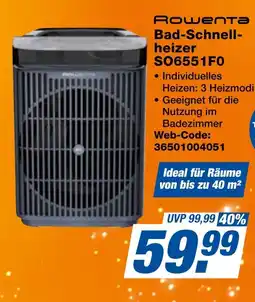 expert Techno Land Rowenta Bad-Schnell-heizer SO6551F0 Angebot