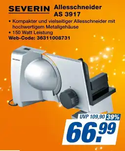 expert Techno Land SEVERIN Allesschneider AS 3917 Angebot