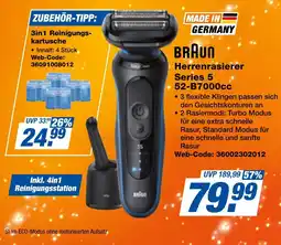 expert Techno Land BRAUN Herrenrasierer Series 5 52-B7000cc Angebot