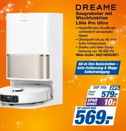 expert Techno Land DREAME Saugroboter mit Wischfunktion L50s Pro Ultra Angebot