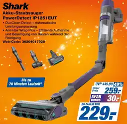 expert Techno Land Shark Akku-Staubsauger PowerDetect IP1251EUT Angebot