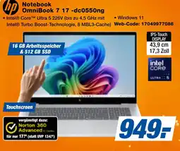 expert Techno Land Notebook OmniBook 7 17 -dc0550ng Angebot