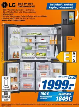 expert Techno Land LG Side by Side GMG961EVKE Angebot
