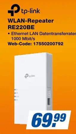 expert Techno Land tp-link WLAN-Repeater RE220BE Angebot