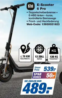 expert Techno Land E-Scooter 6 Pro Angebot