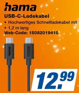 expert Techno Land hama USB-C-Ladekabel Angebot
