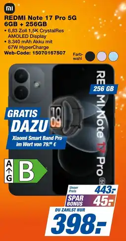expert Techno Land REDMI Note 17 Pro 5G Angebot
