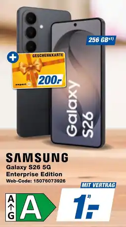 expert Techno Land SAMSUNG Galaxy S26 5G Enterprise Edition Angebot