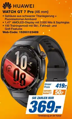 expert Techno Land HUAWEI WATCH GT 7 Pro (46 mm) Angebot