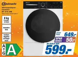 Expert Bauknecht Wärmepumpentrockner BT 87A WB Angebot