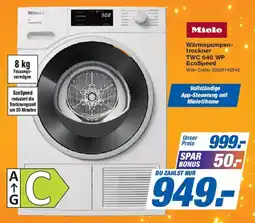 Expert Miele Wärmepumpentrockner TWC 640 WP EcoSpeed Angebot