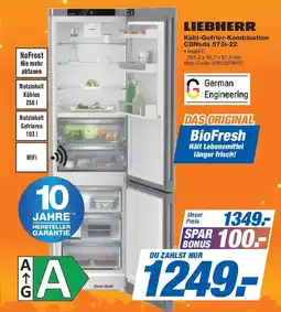 Expert LIEBHERR Kühl-Gefrier-Kombination Angebot
