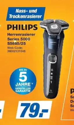 Expert PHILIPS Herrenrasierer Series 5000 Angebot