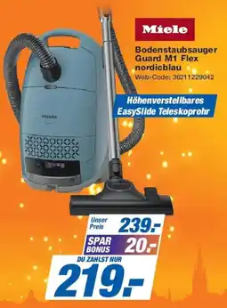 Expert Miele Bodenstaubsauger Guard M1 Flex nordicblau Angebot