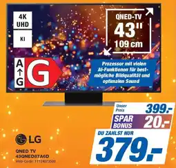Expert LG QNED TV 43QNED87A6D Angebot