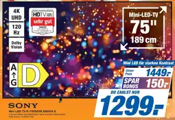 Expert SONY Mini LED TV K-75XR59B BRAVIA Angebot