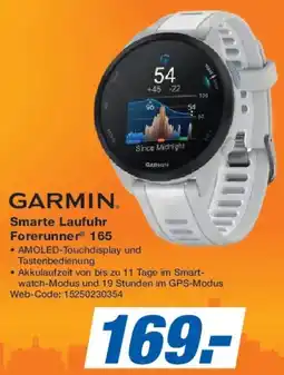 Expert GARMIN Smarte Laufuhr Forerunner 165 Angebot