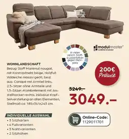 Möbel Buss Wohnlandschaft Angebot