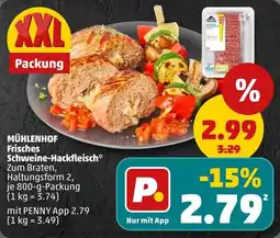 PENNY MÜHLENHOF Frisches Schweine-Hackfleisch Angebot