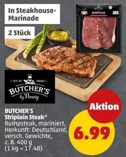 PENNY BUTCHER'S Striploin Steak Angebot