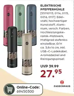 Möbel Buss ZASSENHAUS Elektrische pfeffermühle Angebot