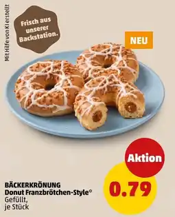 PENNY BÄCKERKRÖNUNG Donut Franzbrötchen-Style* Angebot