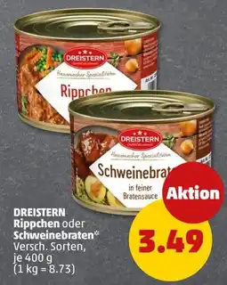 PENNY DREISTERN Rippchen oder Schweinebraten Angebot