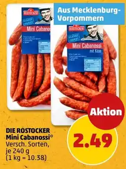 PENNY DIE ROSTOCKER Mini Cabanossi Angebot