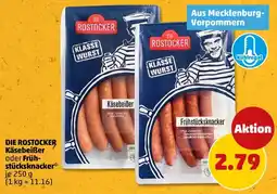 PENNY DIE ROSTOCKER Käsebeißer oder Frühstücksknacker Angebot