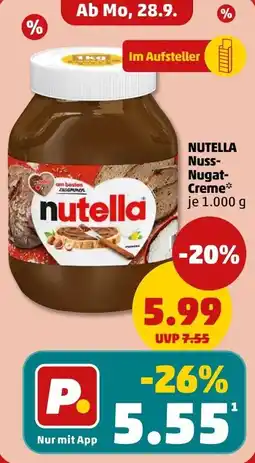 PENNY NUTELLA Nuss-Nugat-Creme Angebot