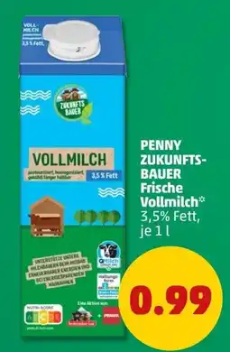 PENNY Zukunftsbauer Frische Vollmilch Angebot