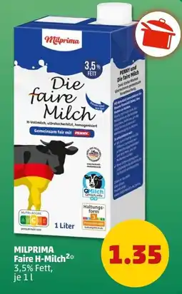 PENNY Milprima Faire H-Milch Angebot