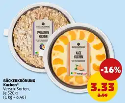 PENNY BÄCKERKRÖNUNG Kuchen Angebot