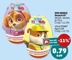 PENNY KIDS WORLD Dessert-Ei Angebot