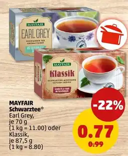PENNY MAYFAIR Schwarztee Angebot