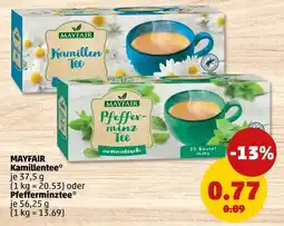PENNY MAYFAIR Kamillentee Angebot